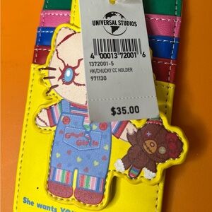 Hello kitty x chucky  Multicolor Character Card Holder